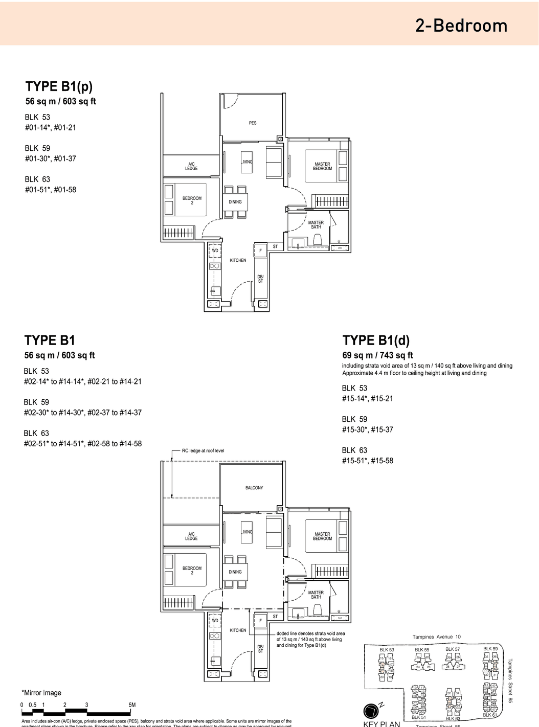 Floor plans · 2-Bedroom (1 of 2)