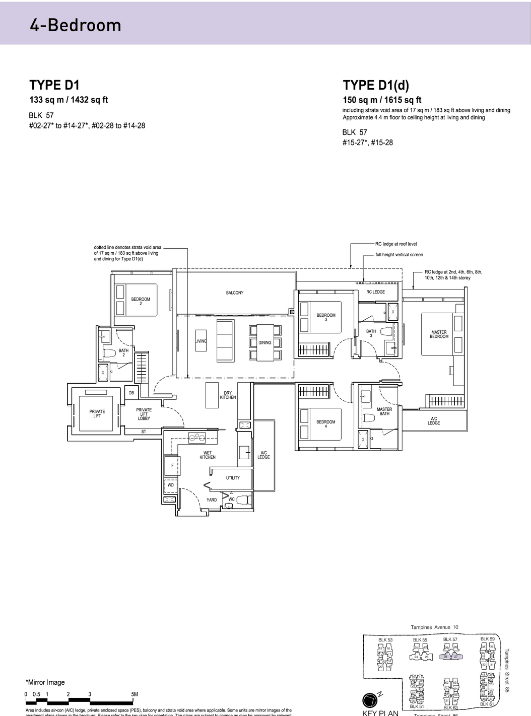 Floor plans · 4-Bedroom (2 of 2)